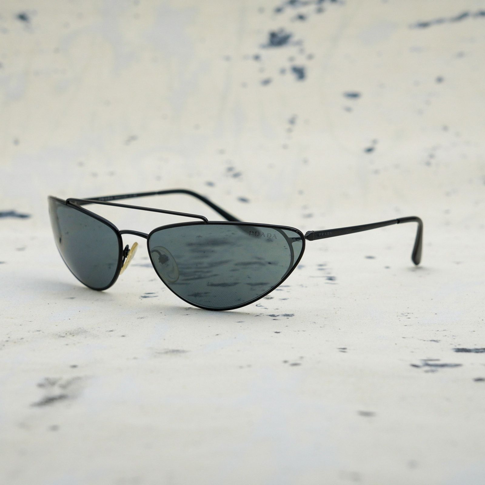 Prada Prada SPR 57L Triangle Logo Sunglasses | Grailed