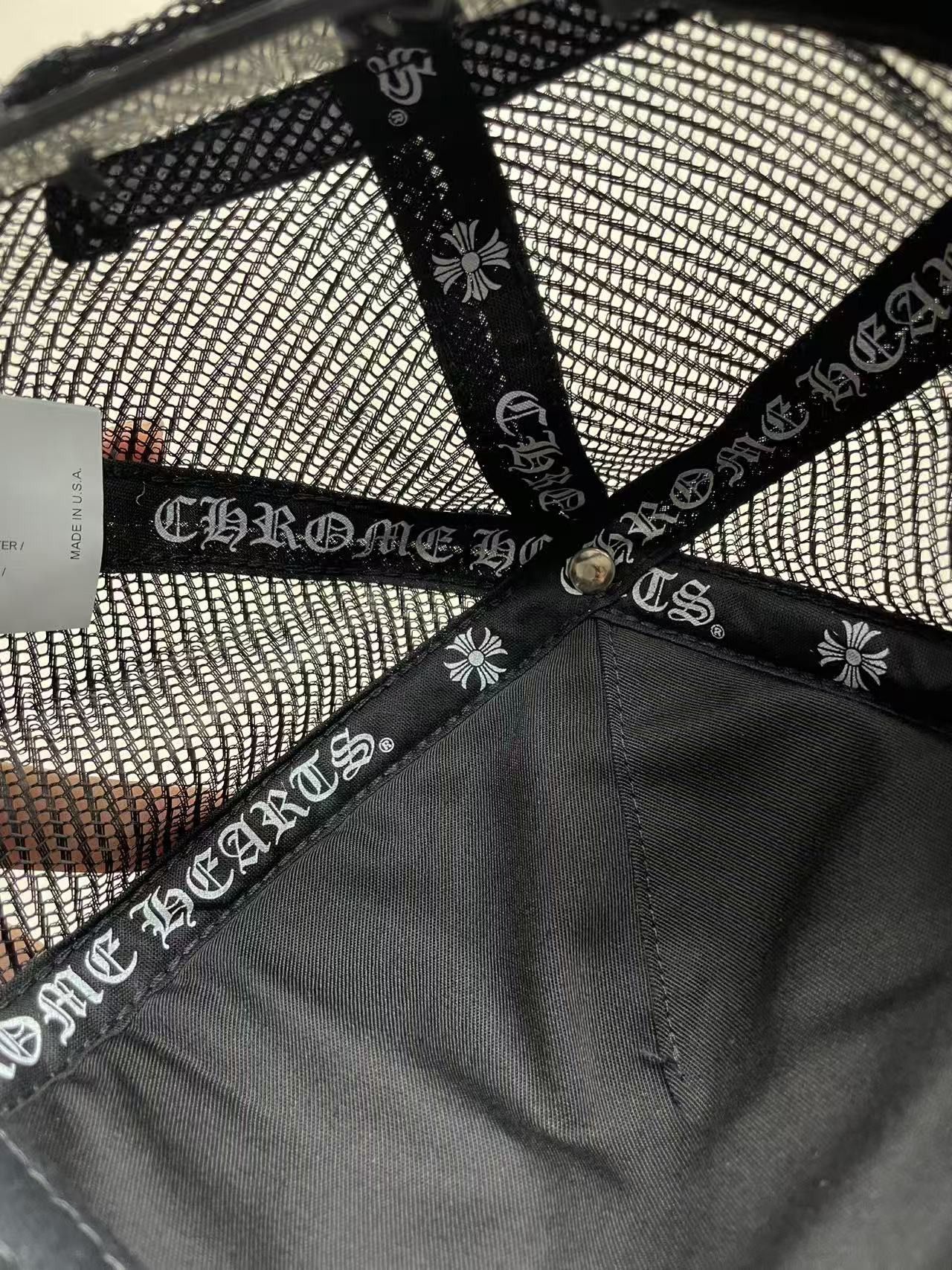 Chrome Hearts Chrome Hearts Black Patch Triple Cross Baseball Cap Size ONE SIZE - 8 Thumbnail
