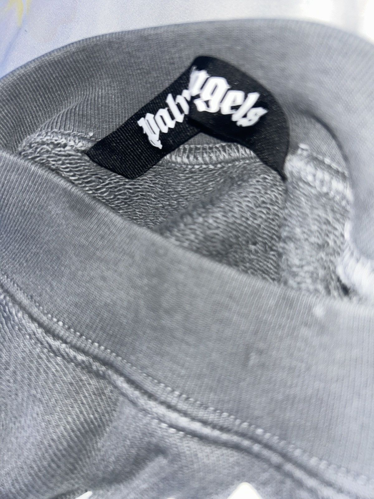Palm Angels Palm Angels GD Curved Logo Crew Gray Size US S / EU 44-46 / 1 - 6 Thumbnail