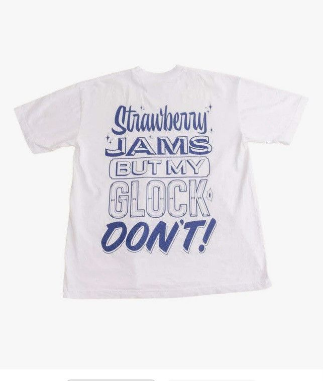Strawberry XXL Sample Strawberry Tee White Navy Blue Size US XXL / EU 58 / 5 - 1 Thumbnail