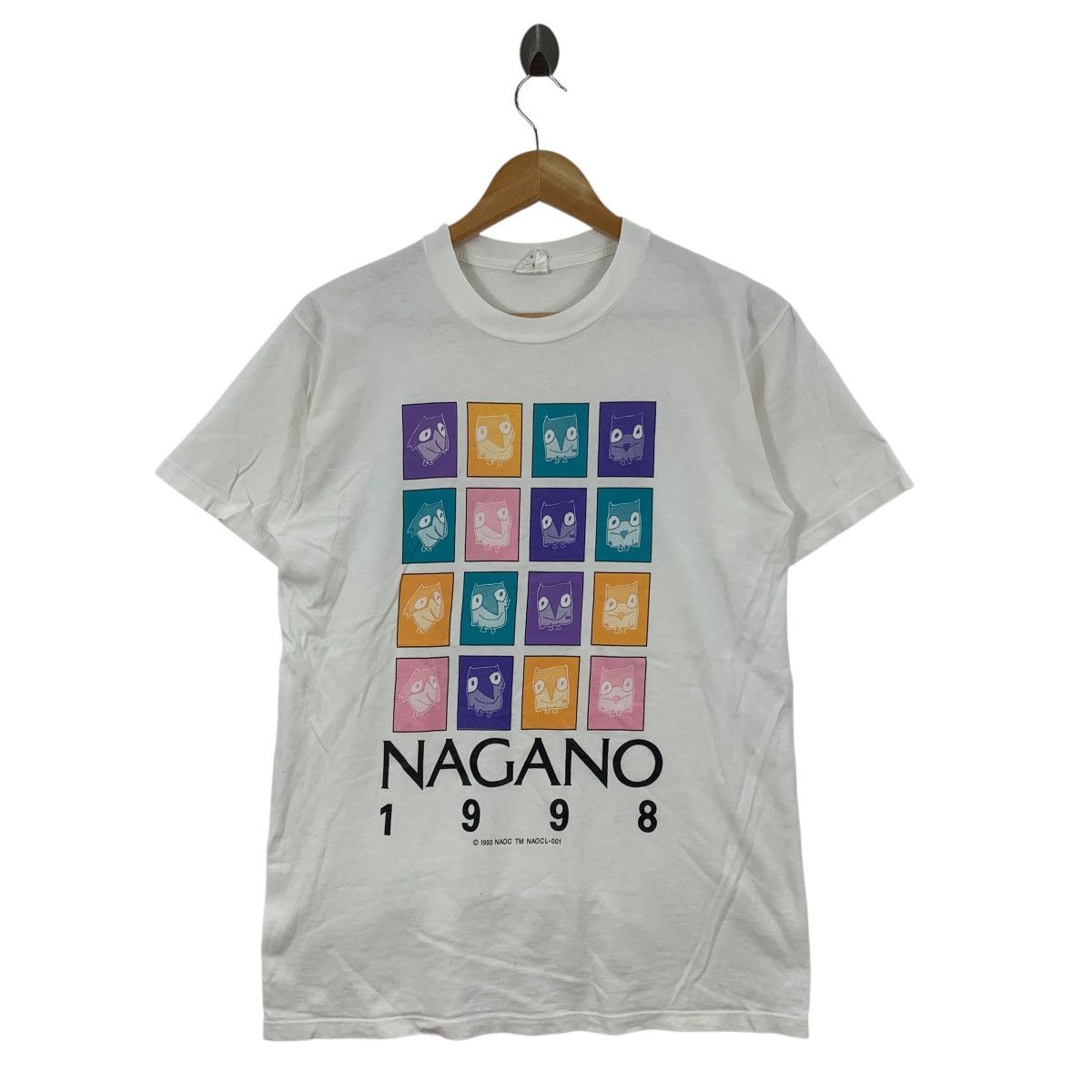 Vintage Vintage 1998 NAGANO OLYMPICS Nacc Short Sleeve Tshirt Size US S / EU 44-46 / 1 - 1 Thumbnail