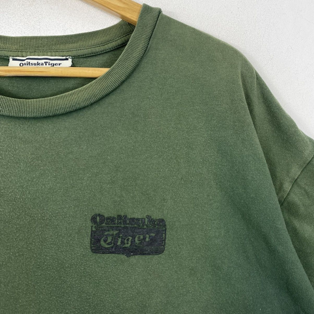 Onitsuka Tiger Onitsuka Tiger Green Graphic Tee Shirt Size L Distressed Size US L / EU 52-54 / 3 - 5 Thumbnail