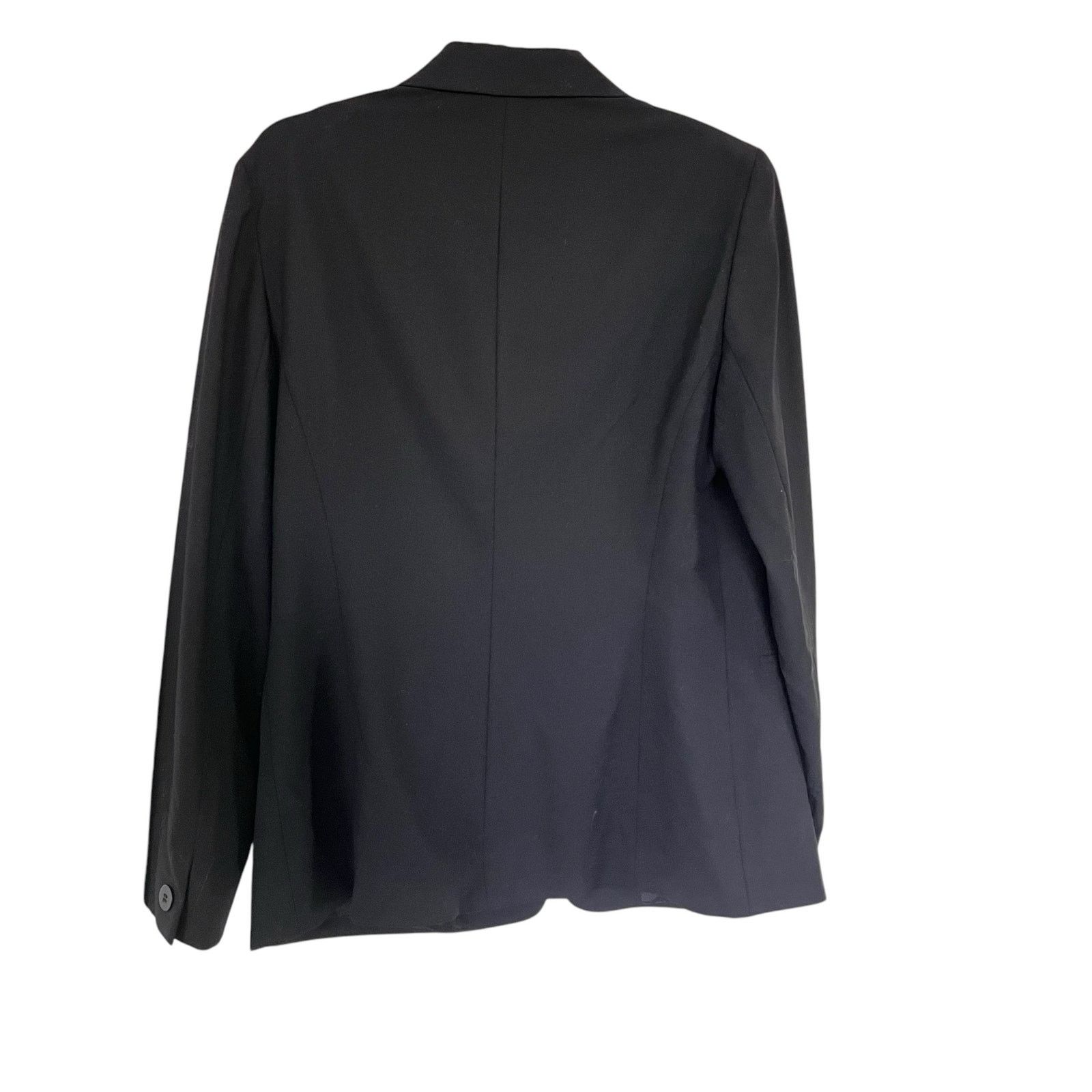 Lafayette 148 Lafayette 148 Black Wool Blend Single Breasted Blazer Size XL / US 12-14 / IT 48-50 - 4 Thumbnail