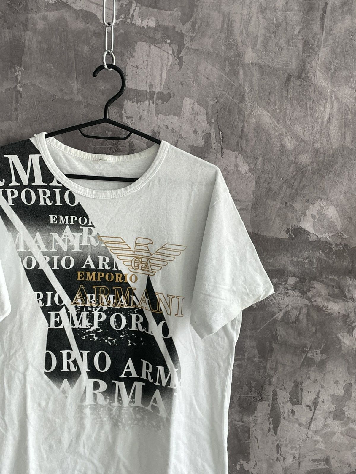 Hysteric Glamour × Le Grande Bleu (L.G.B.) Vintage Y2K Hysteric Glamour Style Logo Armani T shirt Size US M / EU 48-50 / 2 - 4 Thumbnail
