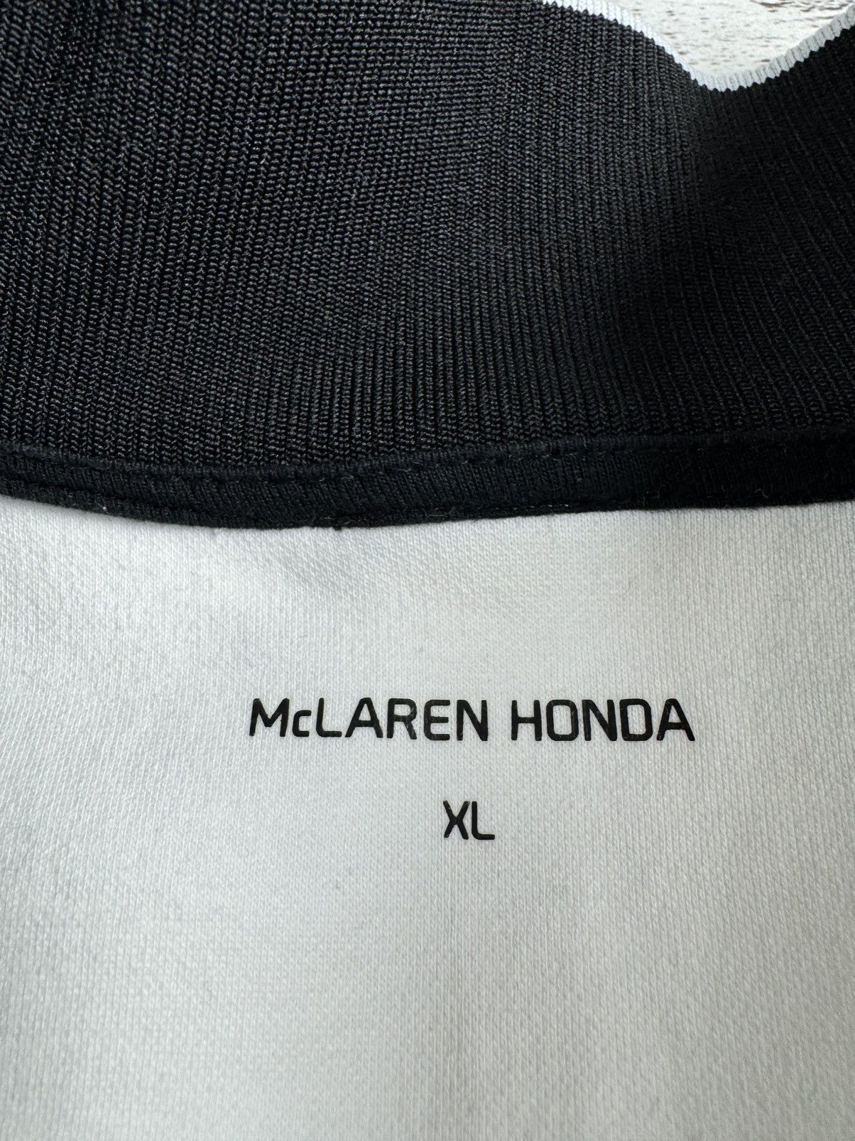 Honda McLaren Honda Mobil 1 Racing White Women XL 1/3 1/4 Sweatshirt Hoodie Pullover Size XL / US 12-14 / IT 48-50 - 10 Thumbnail