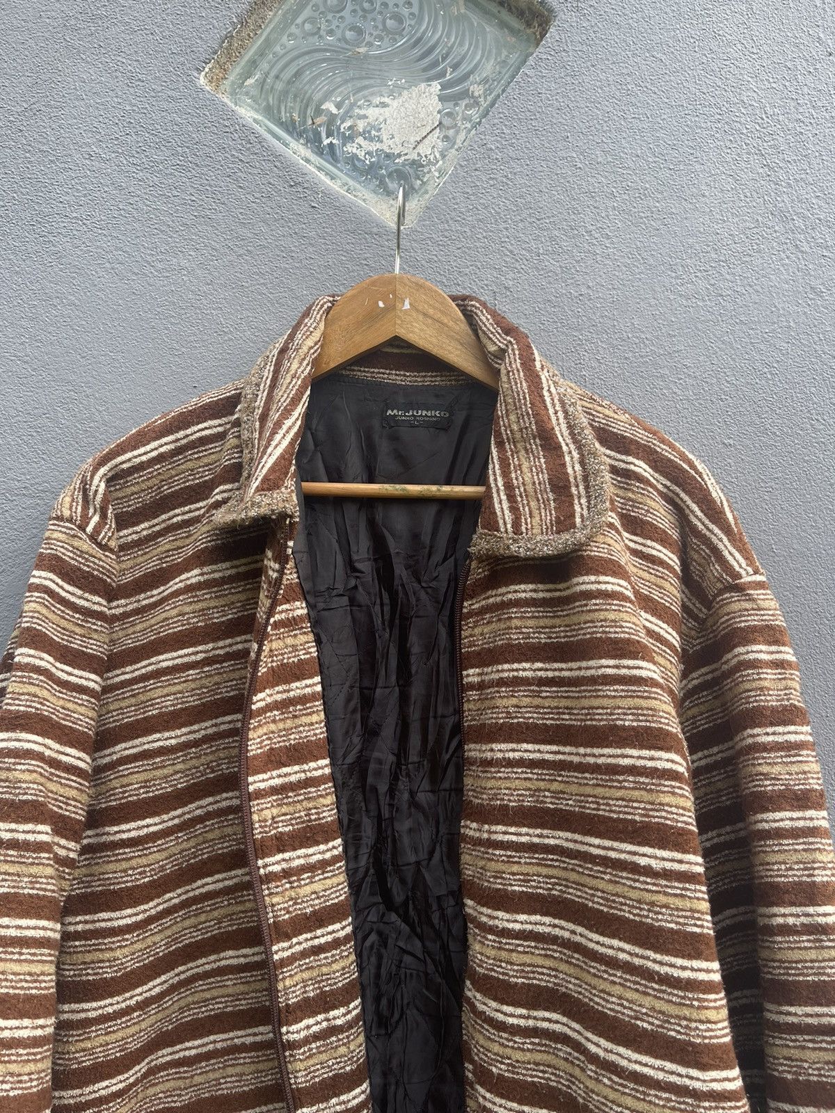 Junko Shimada Vintage Mr. Junko by Junko Koshino Striped Jacket Size US L / EU 52-54 / 3 - 19 Thumbnail