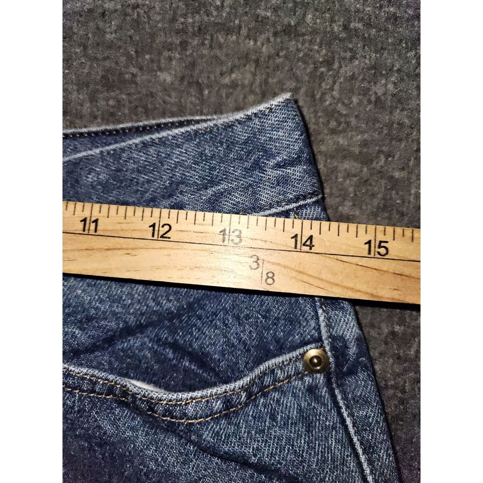 Vintage VINTAGE L.L. Bean Jeans Women's 6 Straight 90s Blue Denim Mid Rise Regular 29 Inseam Womens Size 28" / US 6 / IT 42 - 3 Thumbnail