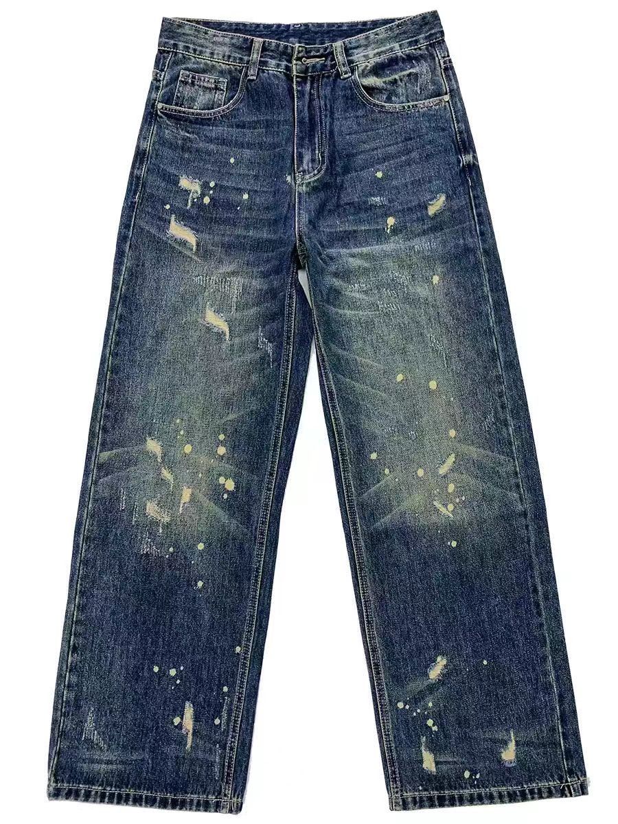 Japanese Brand × Vintage Blue Washed Old Design Loose Casual Vintage Jeans Size US 36 / EU 52 - 5 Thumbnail