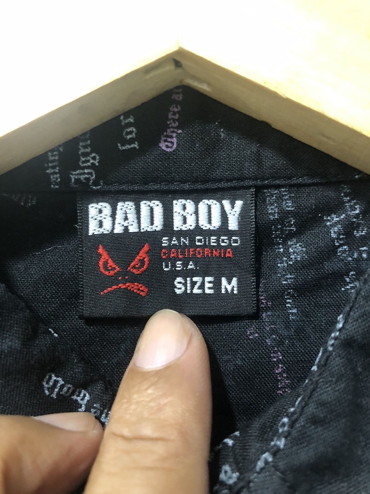 If Six Was Nine × Japanese Brand × Le Grande Bleu (L.G.B.) Y2k badboy poem gothic full print shirt Size US M / EU 48-50 / 2 - 3 Thumbnail