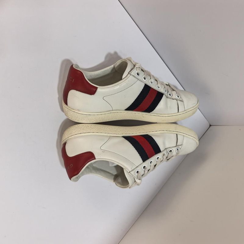 Gucci Gucci Classic Logo Casual Lace-Up Sneakers -2508 Size US 4.5 / IT 34.5 - 6 Thumbnail