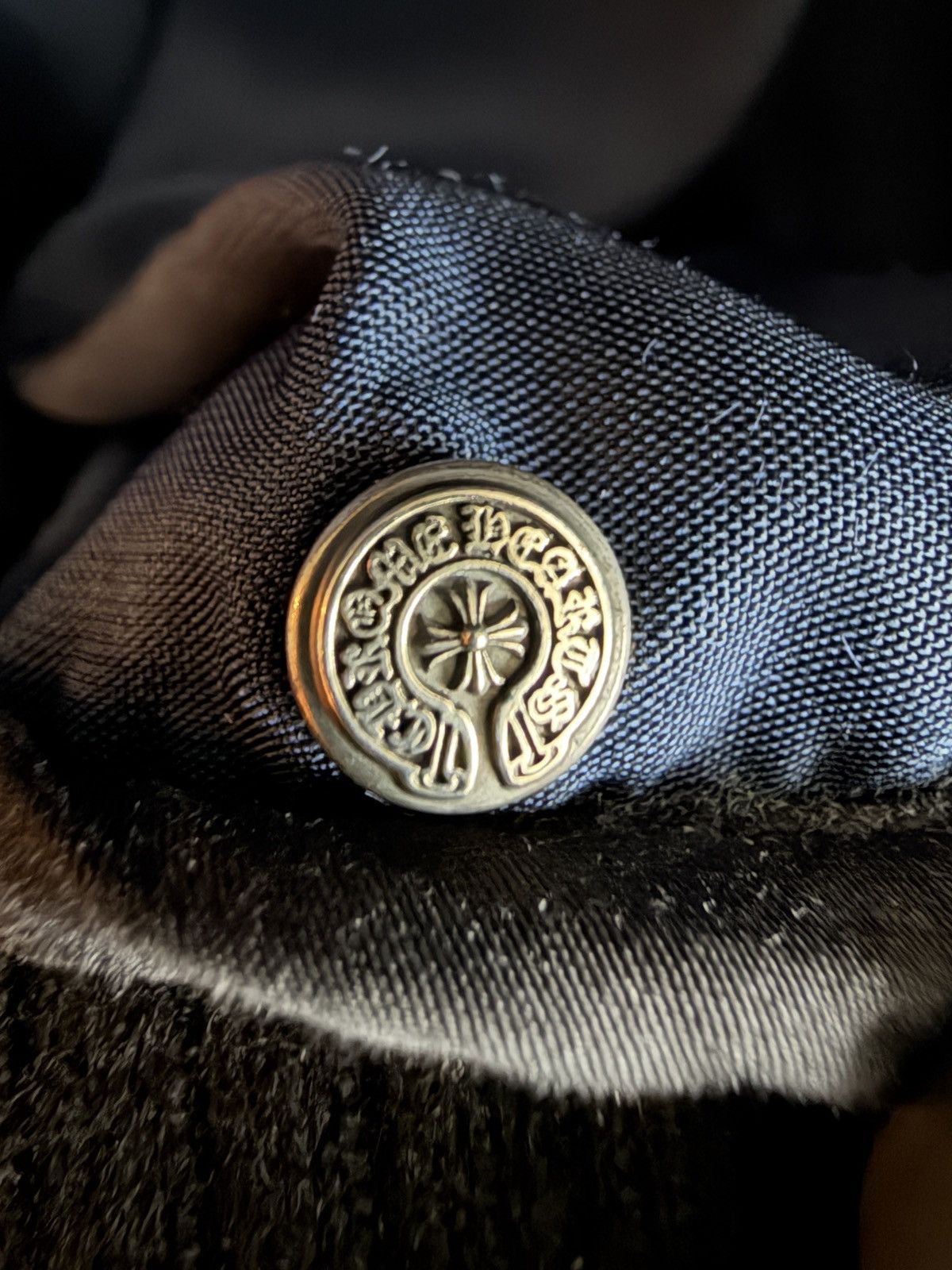 Chrome Hearts Chrome Hearts So It Goes Dark Navy Velour Jacket Sz XL Size US XL / EU 56 / 4 - 10 Thumbnail