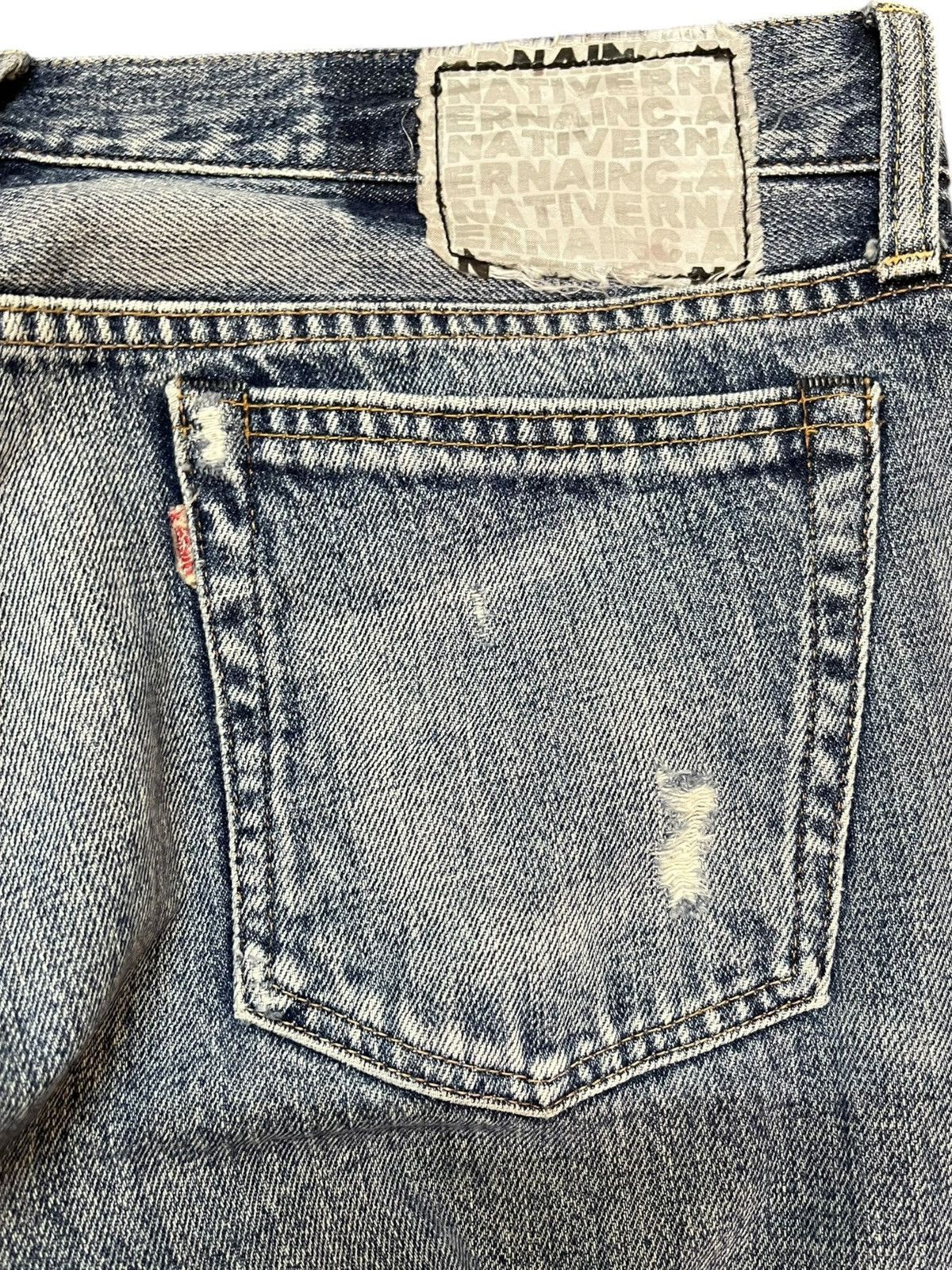 Hysteric Glamour Vintage RNAINC Faded Grunge Distressed Denim Size US 33 - 7 Thumbnail