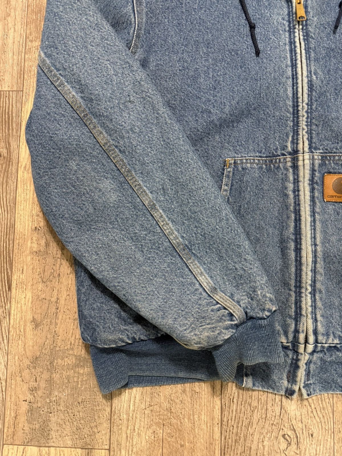 Carhartt Vintage Carhartt Denim Hooded Jacket Mens XL ASAP Rocky Size US XL / EU 56 / 4 - 7 Thumbnail
