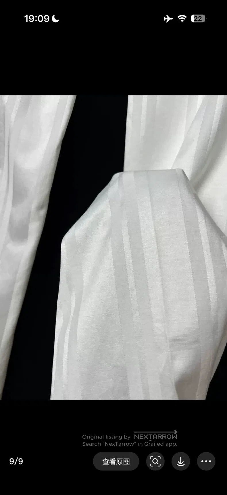 Ann Demeulemeester Ann Demeulemeester 38 white dark stripe pants Size 25" / US 0 / IT 36 - 8 Thumbnail