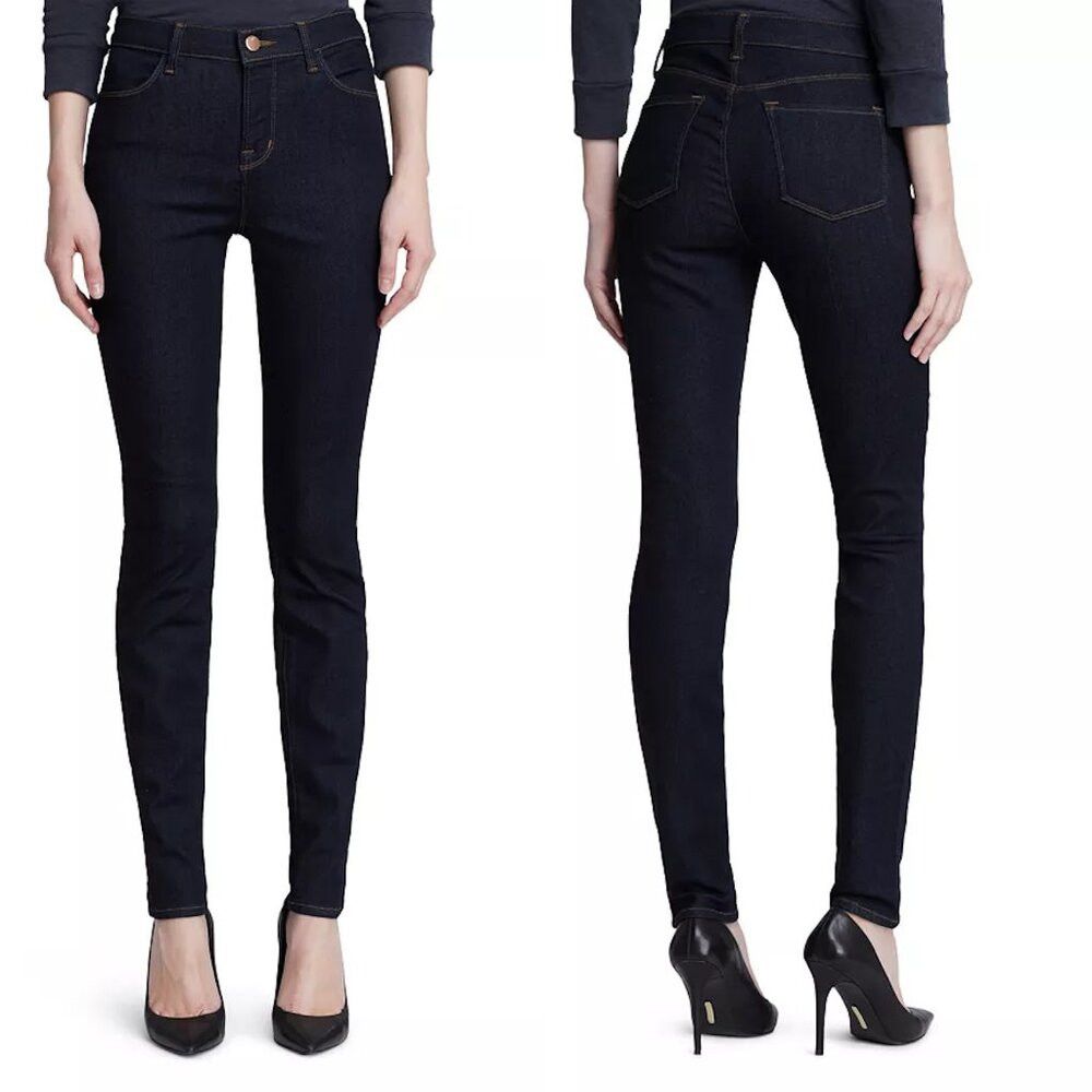 J Brand J Brand Maria In After Dark Skinny Jeans Size 32 Size 32" / US 10 / IT 46 - 1 Thumbnail