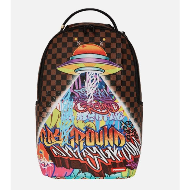 Sprayground SPRAYGROUND - ALIEN WRITERS / FAR OUT DLXSV BACKPACK - B6442 Size ONE SIZE - 1 Thumbnail