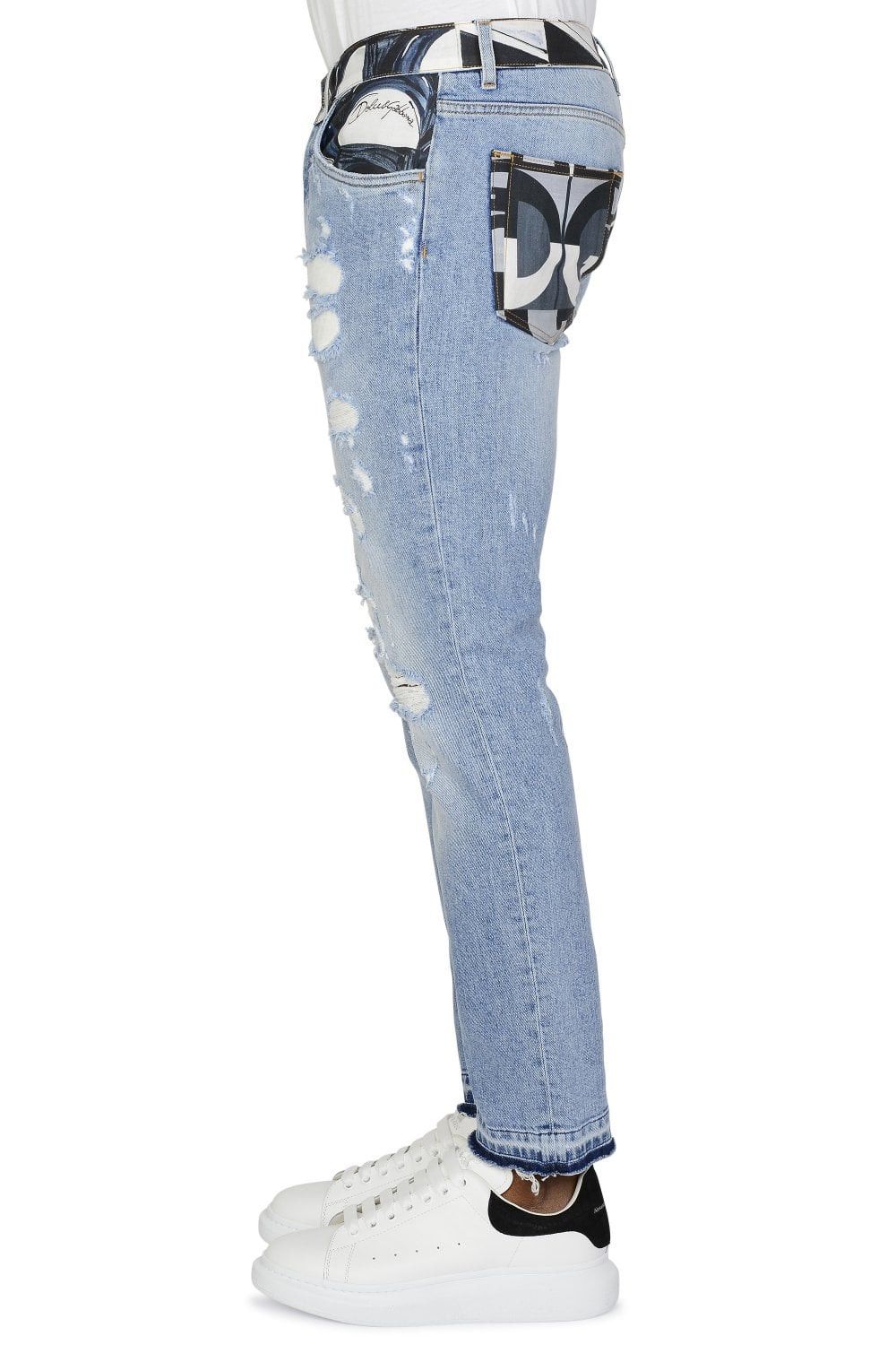 Dolce & Gabbana o1y0125 Jeans in Blue Size US 28 / EU 44 - 6 Thumbnail