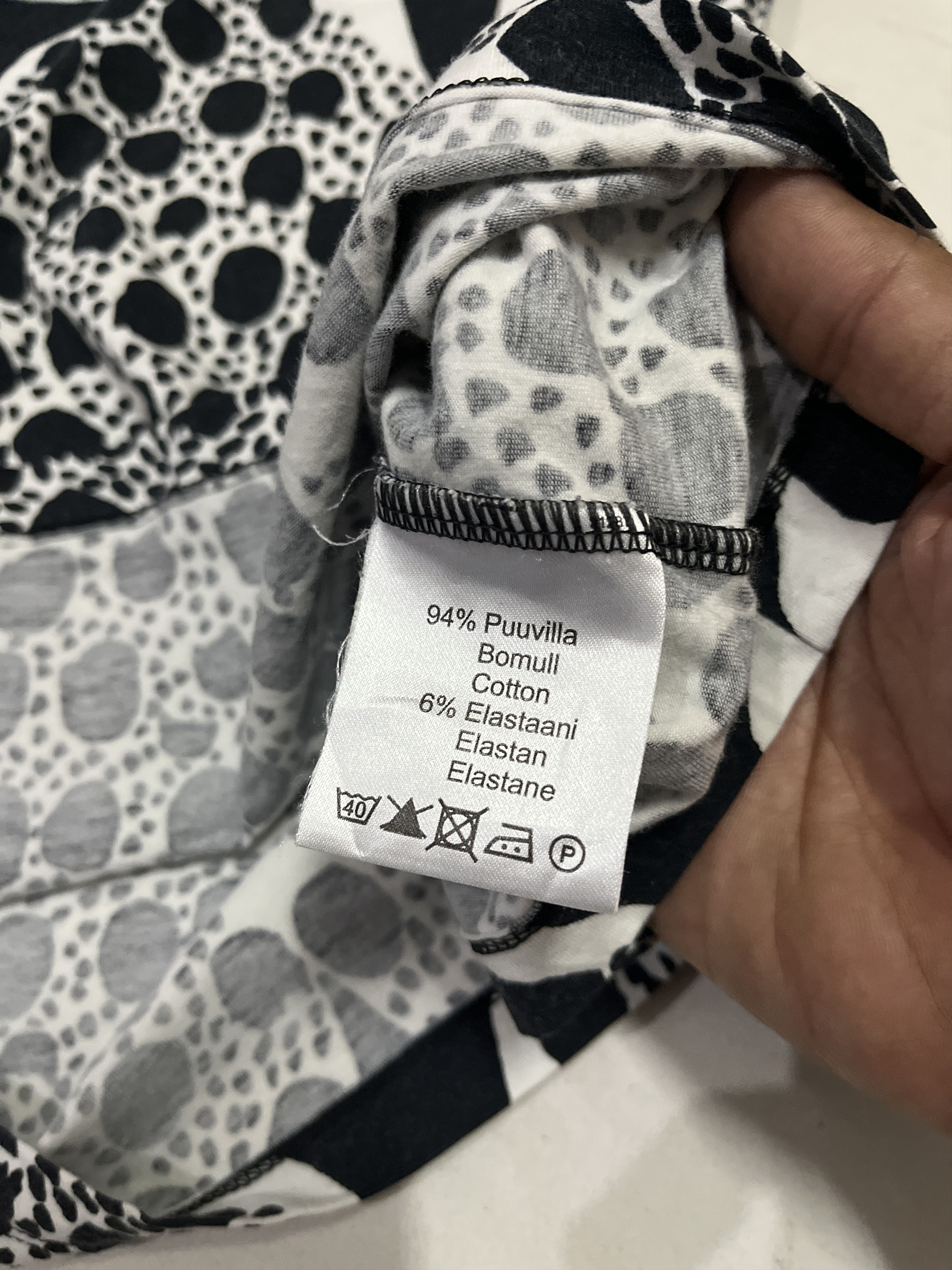 Marimekko Marimekko Made in Estonia Patterned Long Sleeve Tshirt Size XS / US 0-2 / IT 36-38 - 7 Thumbnail