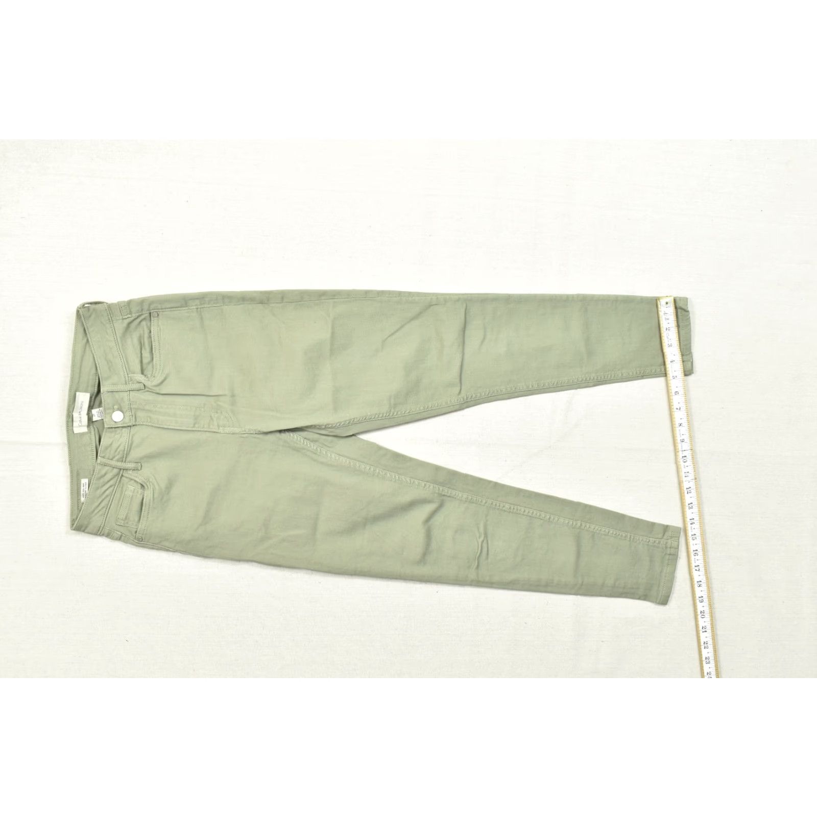 Calvin Klein Calvin Klein Jeans Womens 28 High Rise Ankle Skinny Sage Green Denim Pants Size 28" / US 6 / IT 42 - 5 Thumbnail