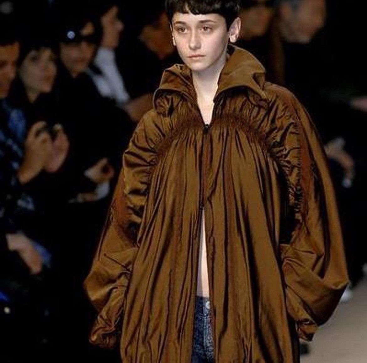 Issey Miyake Issey Miyake APOC 1990s Museum Piece Ruched Coat Size ONE SIZE - 2 Thumbnail