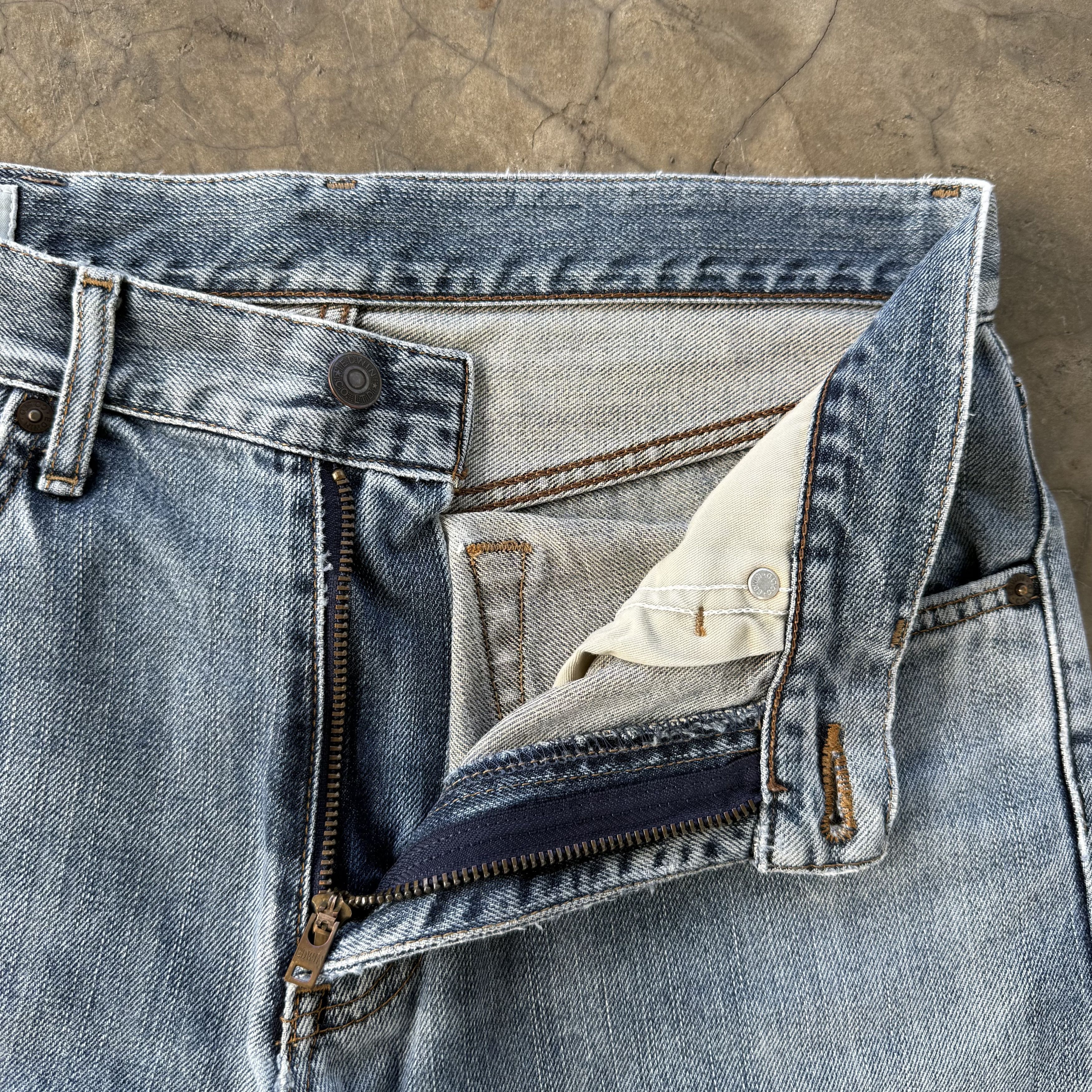 Edwin Vintage Edwin Faded Denim Jean W32 Size US 32 / EU 48 - 6 Thumbnail