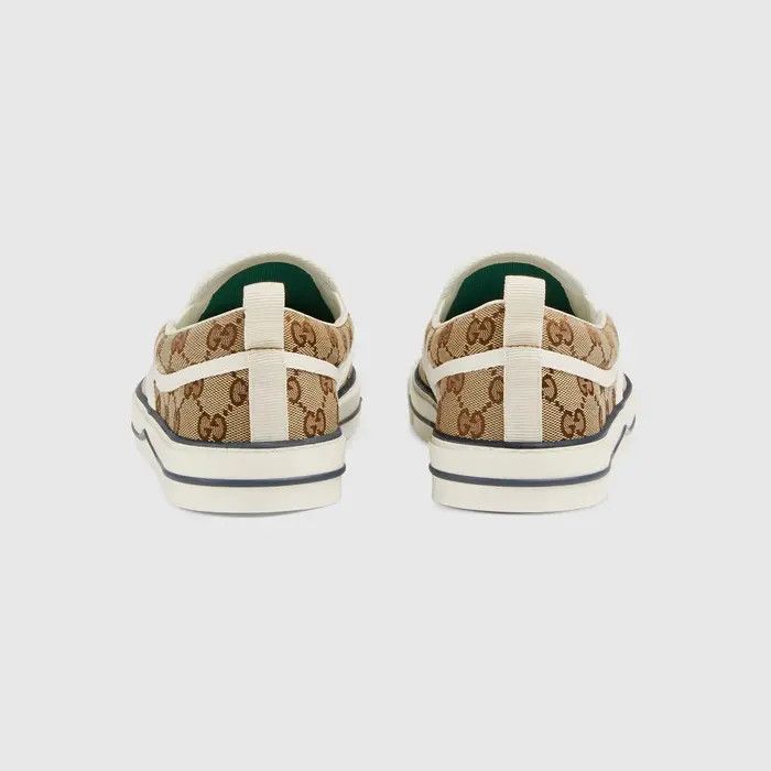 Gucci oc11z1025 Tennis 1977 Slip On Sneakers in Beige Size US 14 / EU 47 - 4 Thumbnail