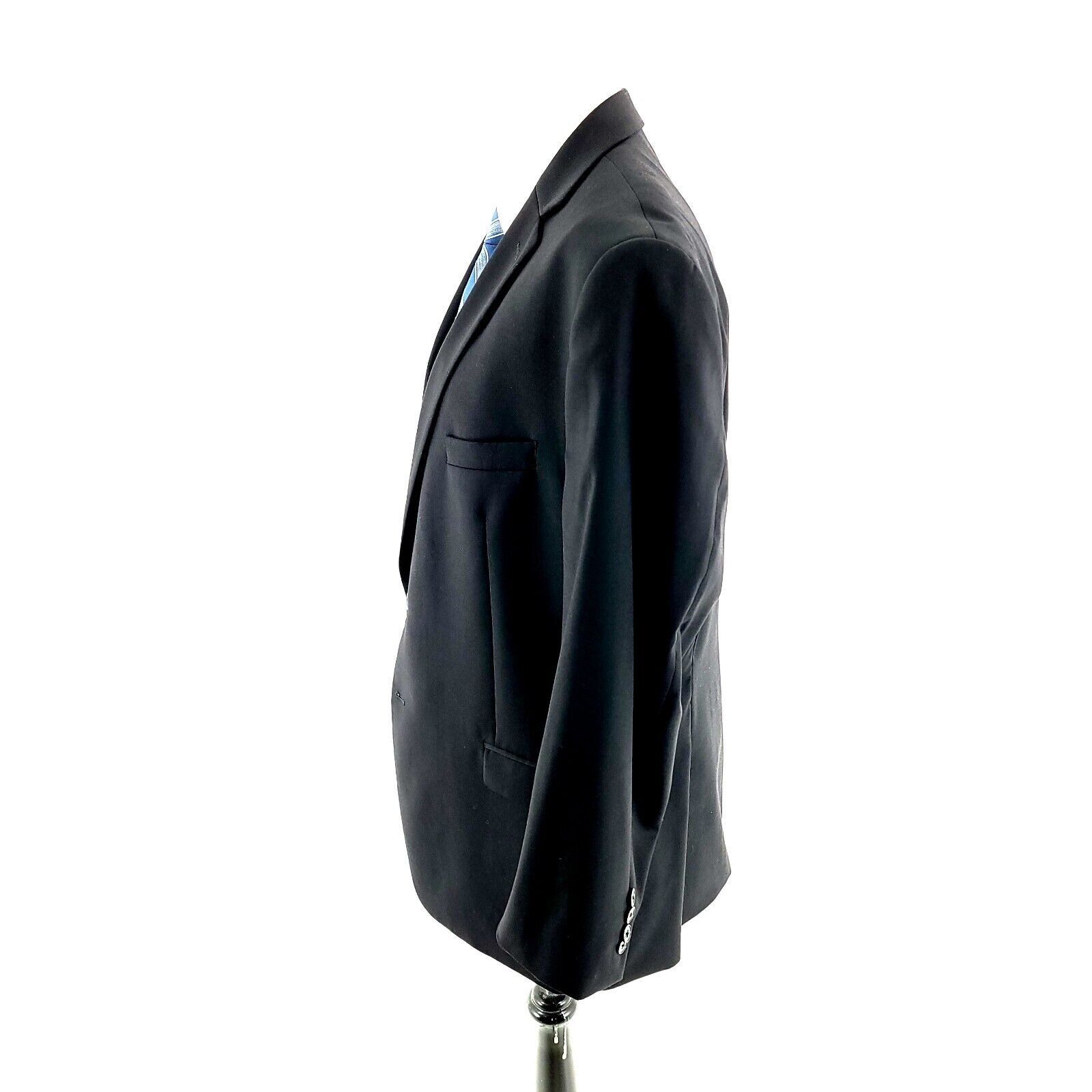 Calvin Klein Calvin Klein Wool 2 Button Blazer 42R Black Tagged 46R Has B Size 42R - 4 Thumbnail