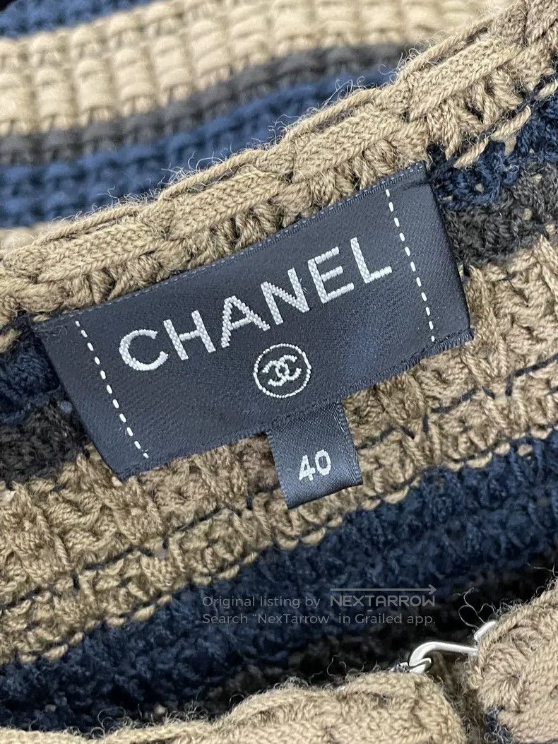 Chanel Chanel Station series striped jacket Size S / US 4 / IT 40 - 4 Thumbnail
