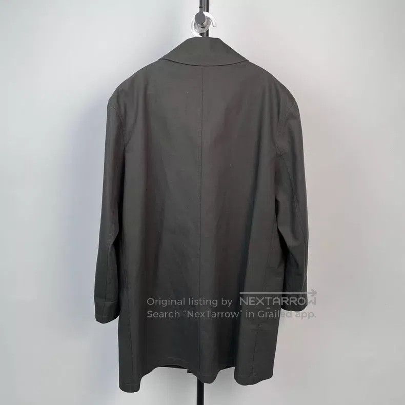 Hermes Hermes Men's Graphite Grey Long Trench Coat Size US M / EU 48-50 / 2 - 2 Thumbnail