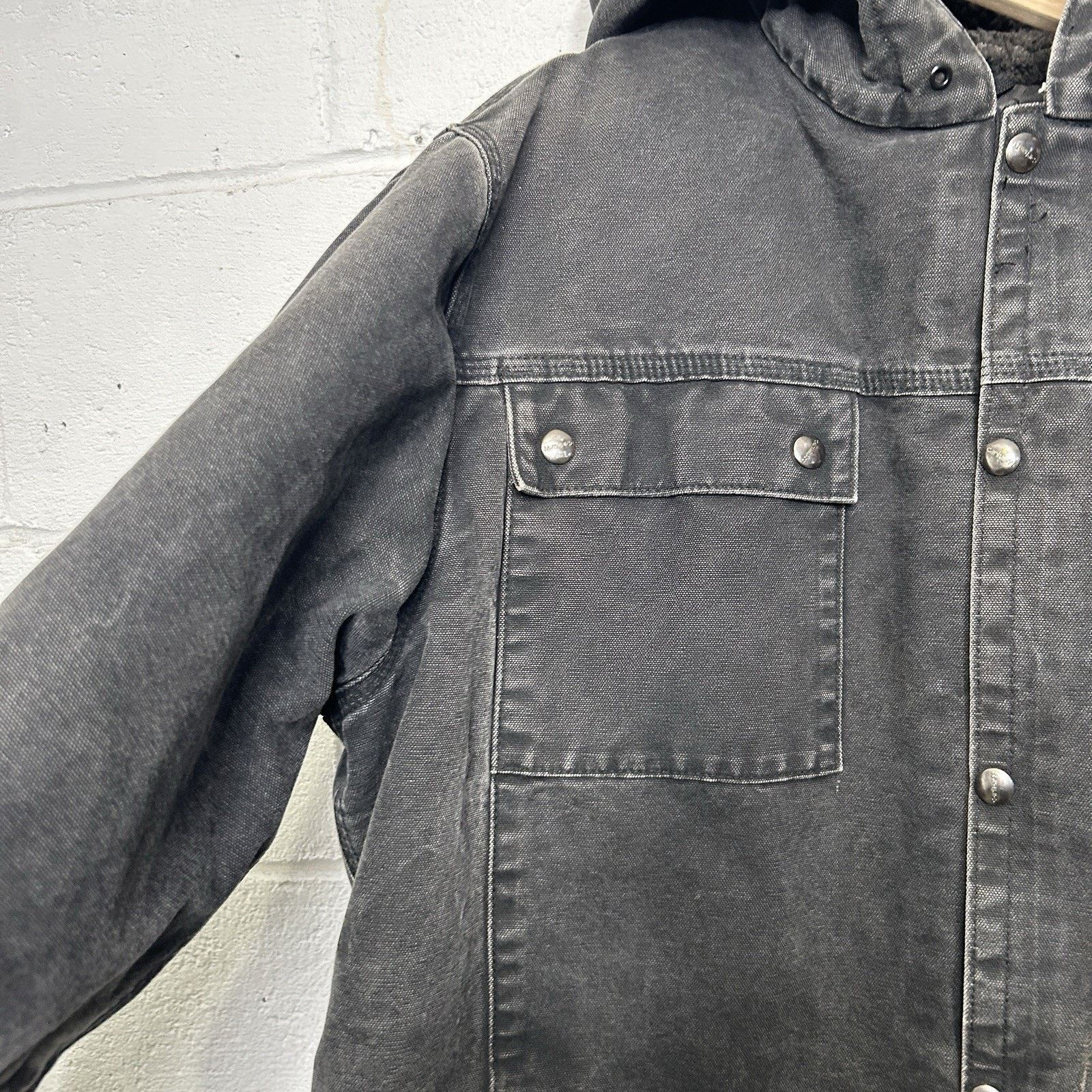Carhartt Carhartt Sandstone Hooded Multi-Pocket Jacket “Black” J284 Size US L / EU 52-54 / 3 - 4 Thumbnail