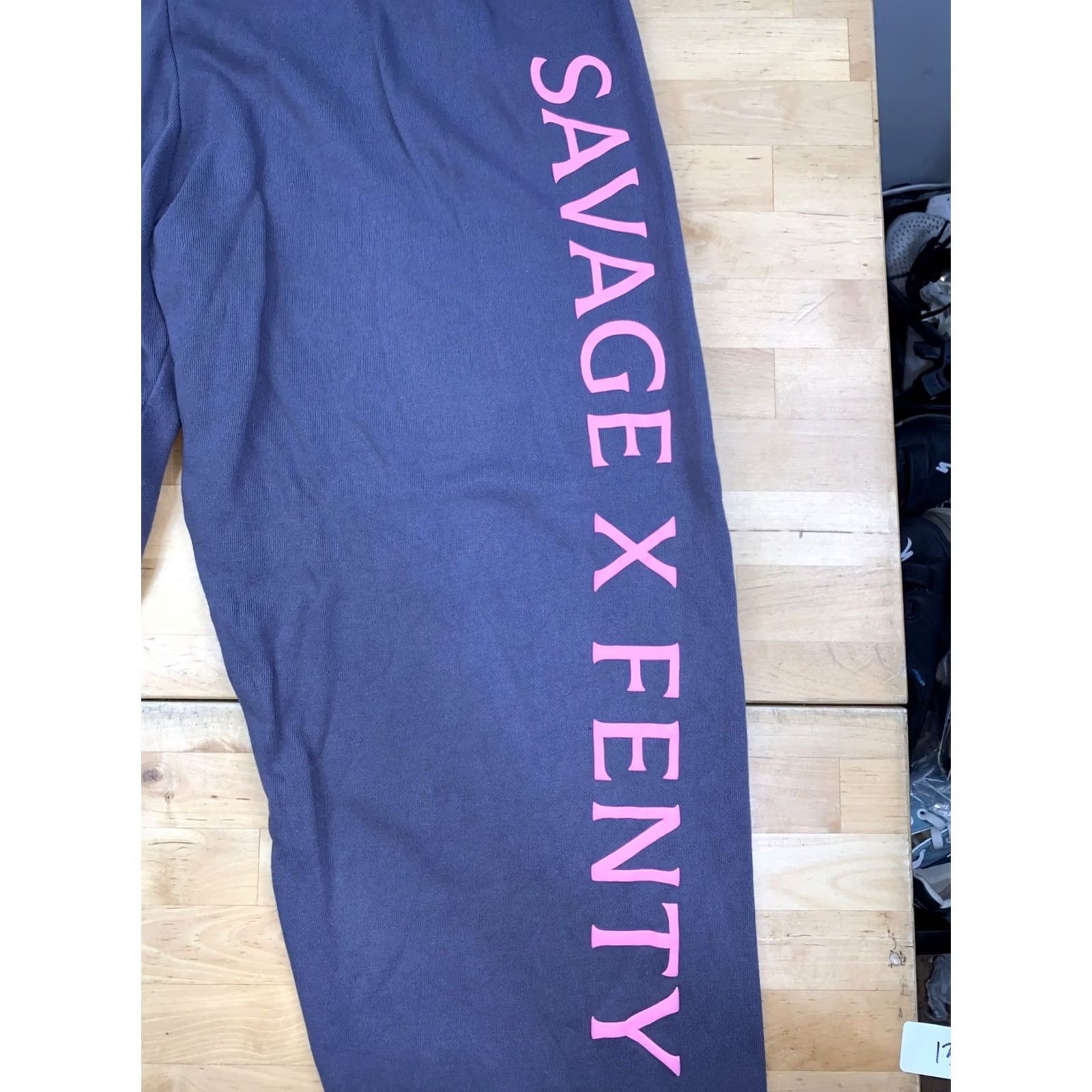 Vintage Savage x Fenty Sweatpants XL Purple Women Size 40" / US 18 - 3 Thumbnail