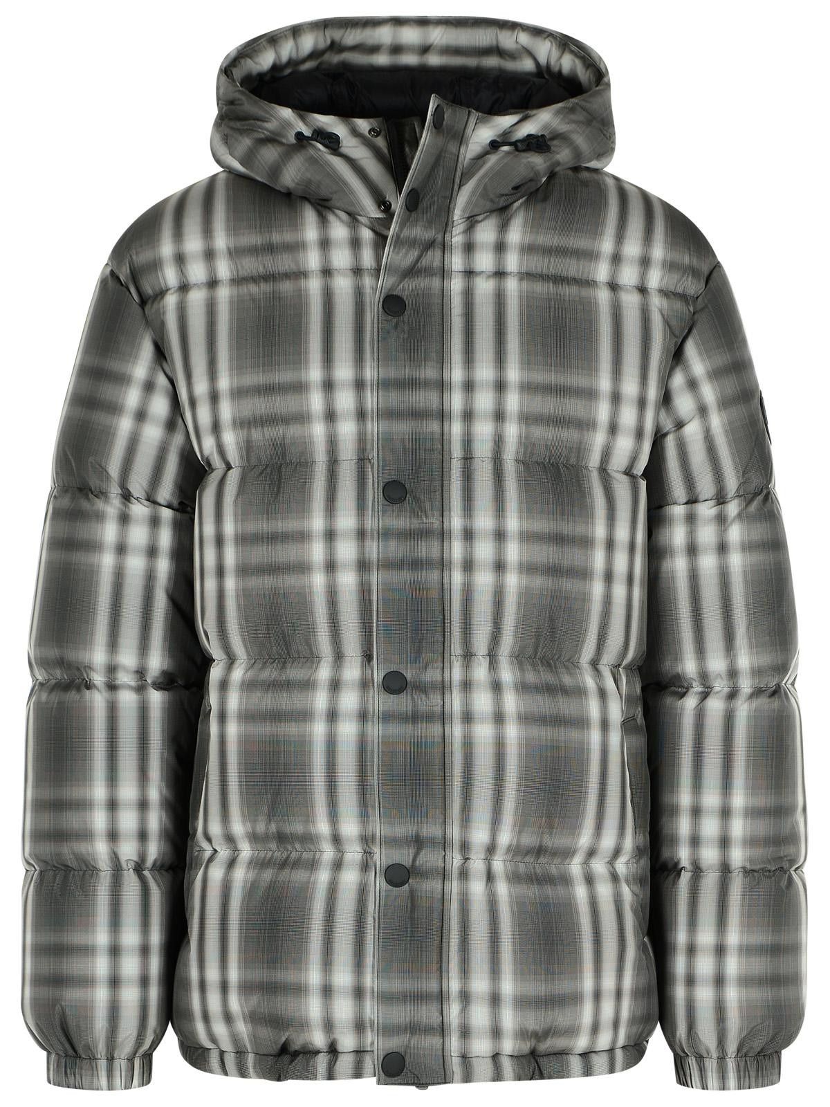 Burberry BURBERRY Gradient 'Check' Hooded Black Polyester Down Jacket Size US S / EU 44-46 / 1 - 1 Thumbnail
