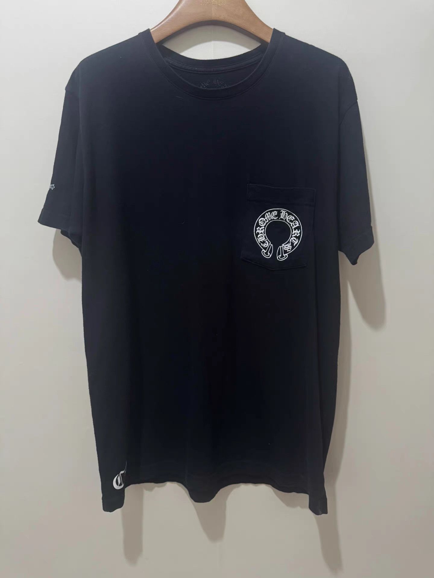 Chrome Hearts Black Short Sleeve T-Shirt with Pocket Design Size US L / EU 52-54 / 3 - 1 Thumbnail
