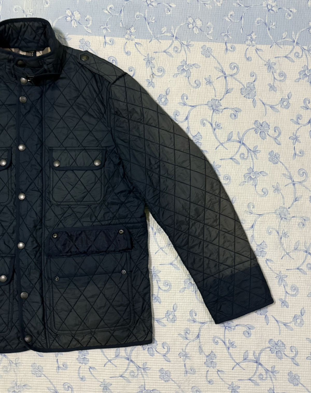 Burberry Burberry Brit Quilted Sun Faded Jacket Size US L / EU 52-54 / 3 - 3 Thumbnail