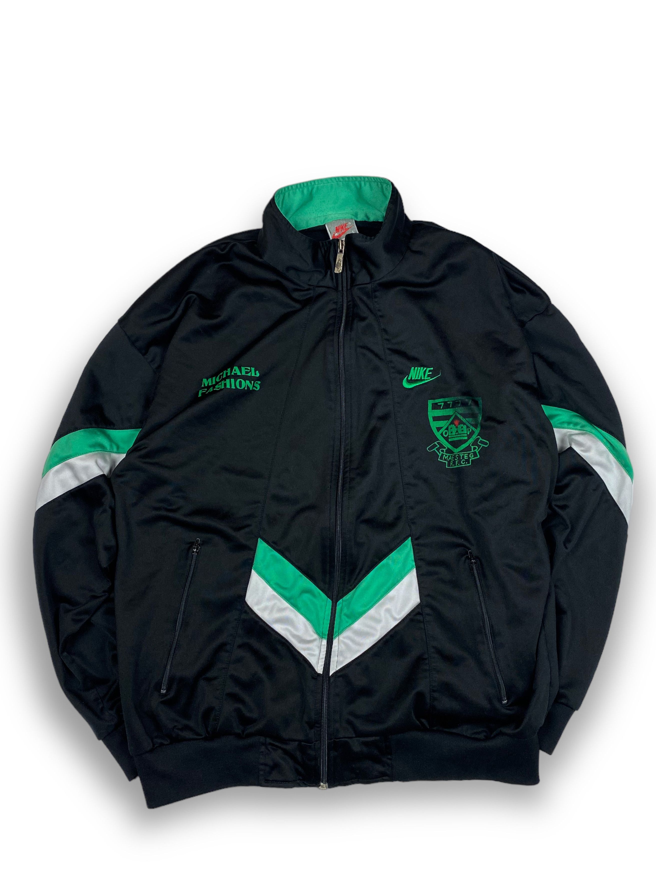 Nike RARE! 80s Vintage Nike RFC MAESTAG Track Top Zip M602 Size US L / EU 52-54 / 3 - 1 Thumbnail