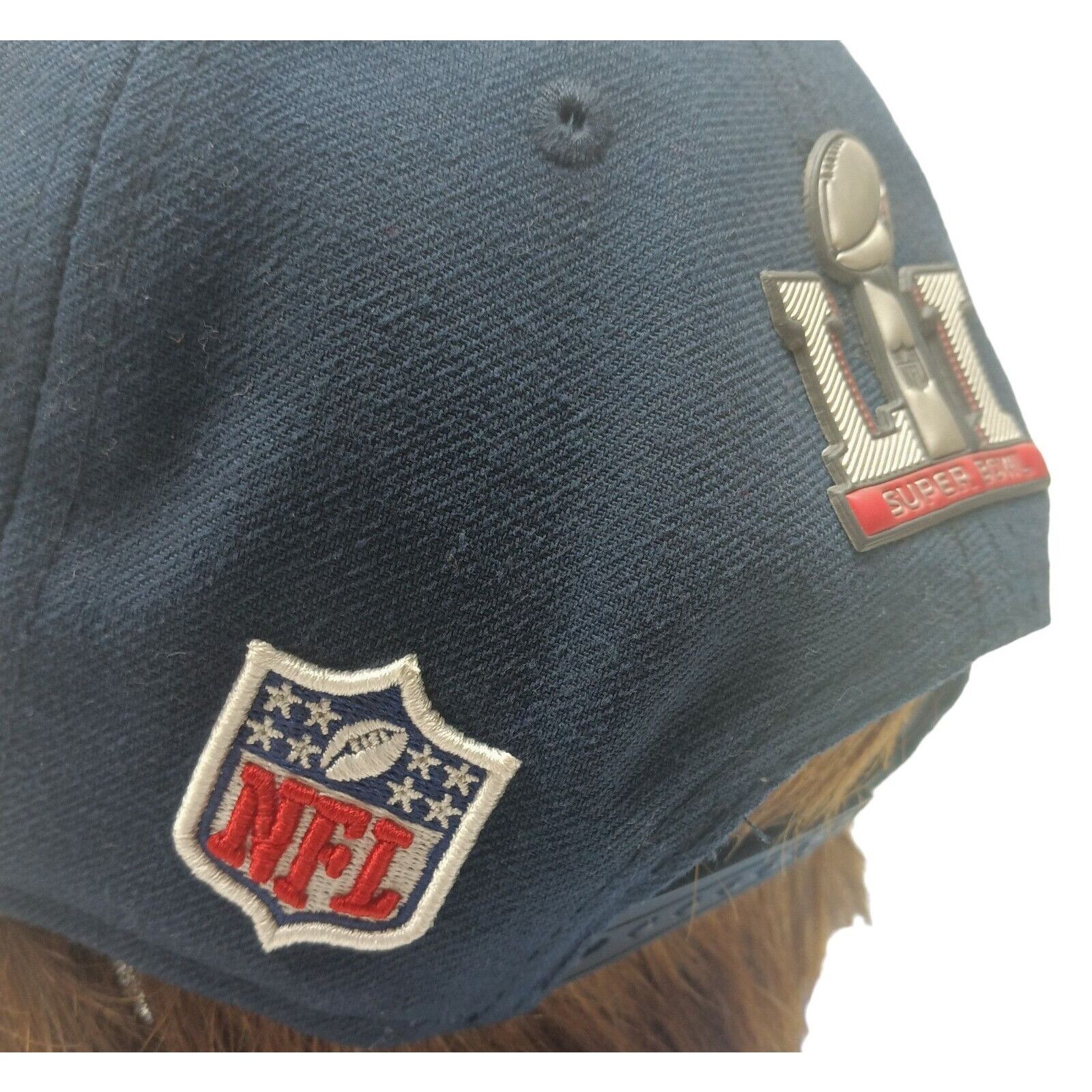 New Era Patriots 59 Fifty Snap Back Super Bowl 51 Patch Cap Hologram Size ONE SIZE - 8 Thumbnail