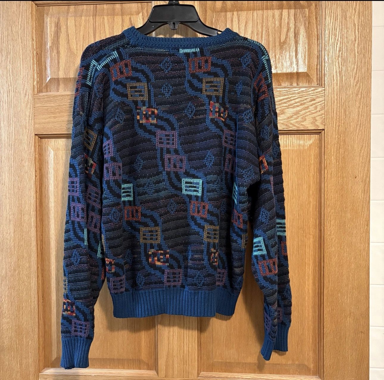 Other Vtg 90s Expressions Funky Grunge Coogi Style Sweater Men’s L Size US L / EU 52-54 / 3 - 2 Thumbnail