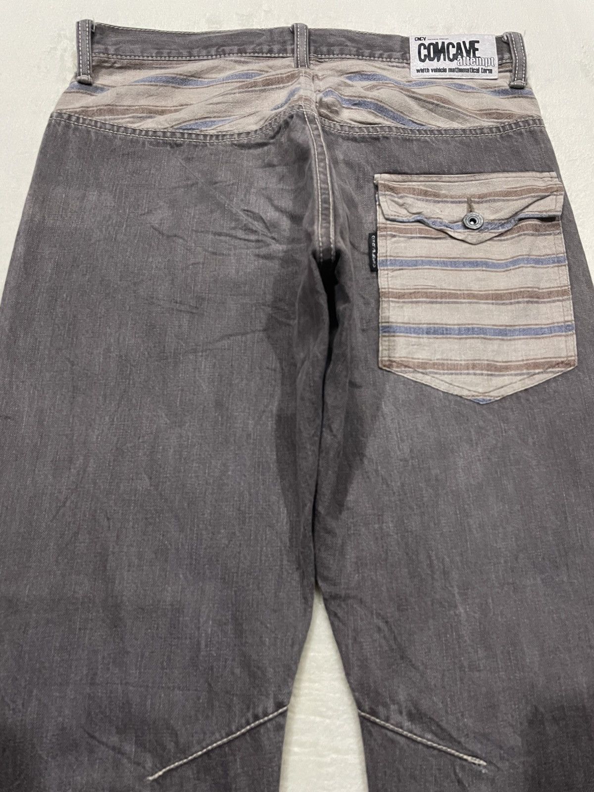 Japanese Brand Vintage Concave japanese Branh Faded Denim Keans Size US 31 - 10 Thumbnail