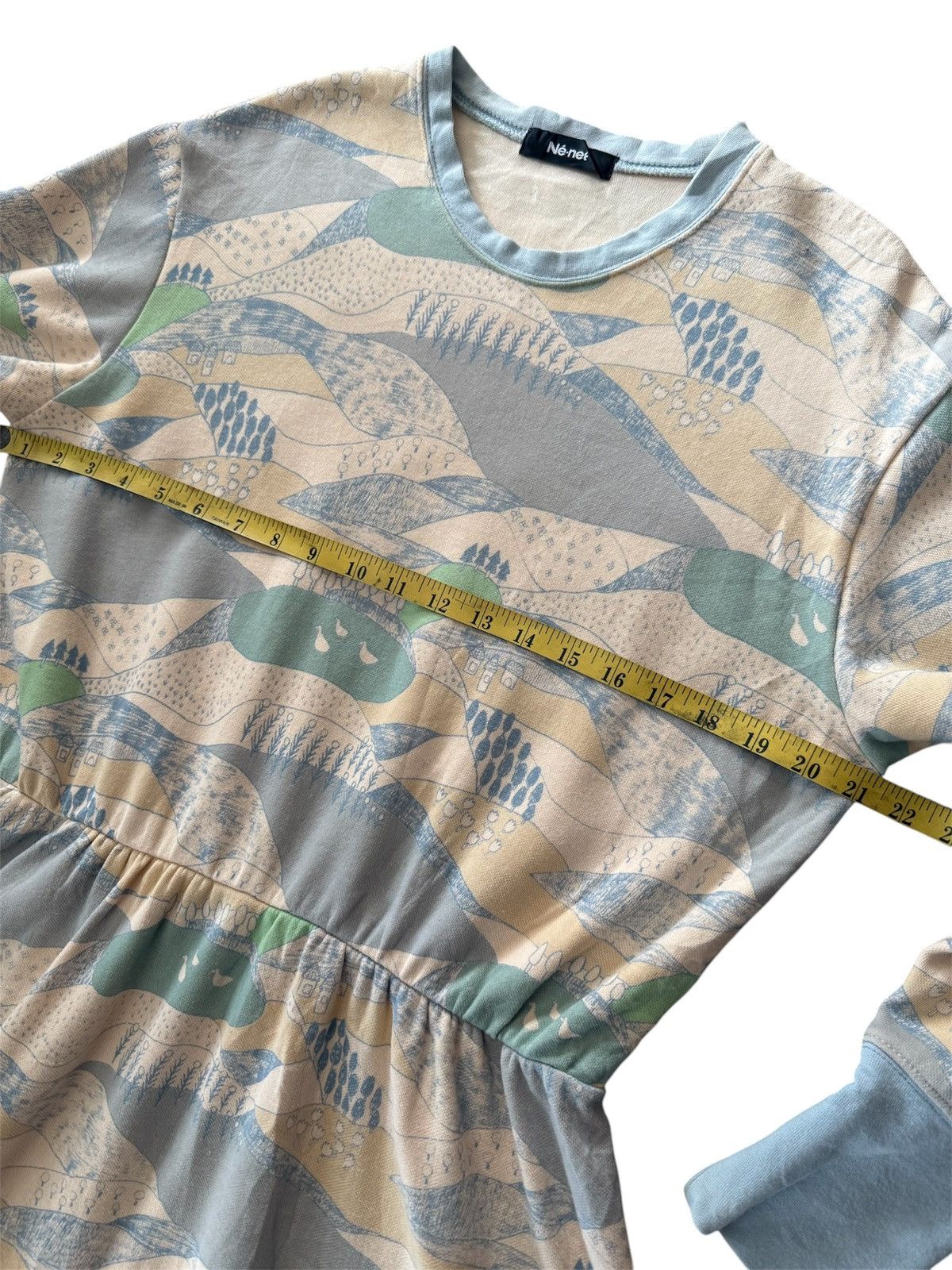 Issey Miyake Ne.net Long-sleeved Drees Pattern And Pockets Size M / US 6-8 / IT 42-44 - 7 Thumbnail
