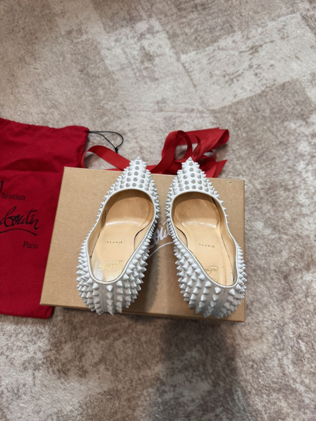 Christian Louboutin AUTHENTIC CHRISTIAN LOUBOUTIN HEELS SIZE 7 Size US 7 / IT 37 - 3 Thumbnail
