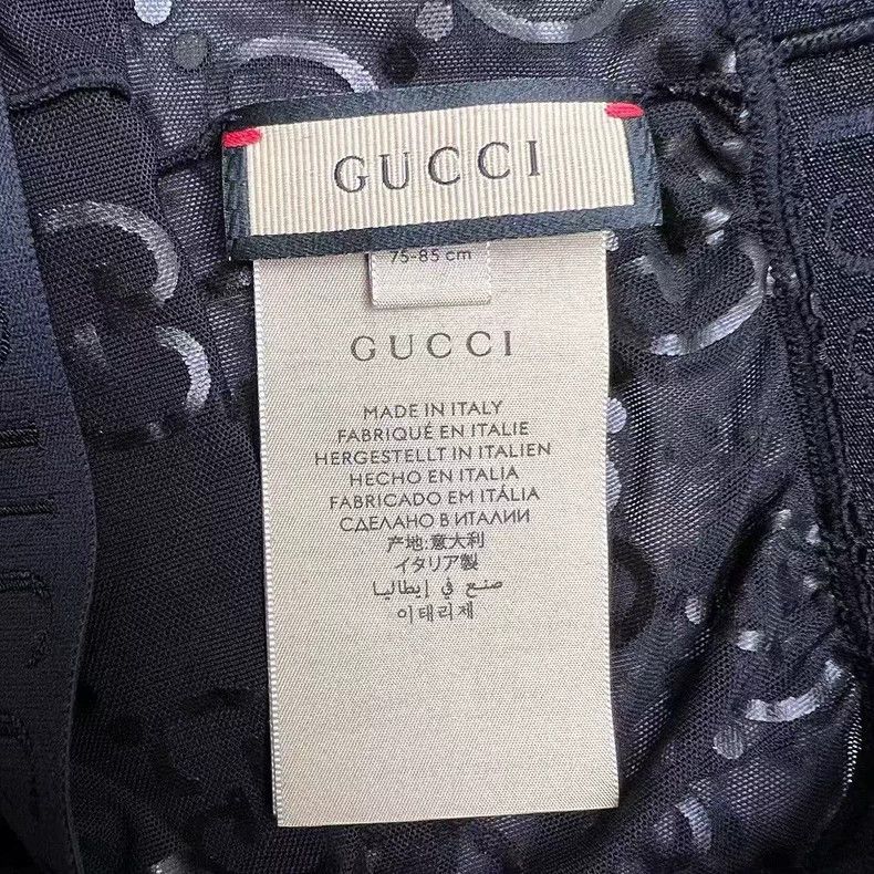Gucci Gucci SizeS Double G Logo Old Flower Translucent Pantyhose Size 26" / US 2 / IT 38 - 3 Thumbnail