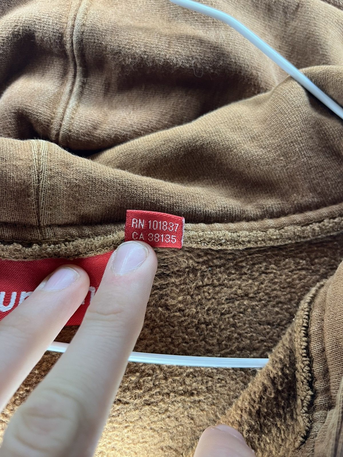 Supreme Supreme Chocolate Beige Zip Up Hoodie “Supream” Size US L / EU 52-54 / 3 - 6 Thumbnail