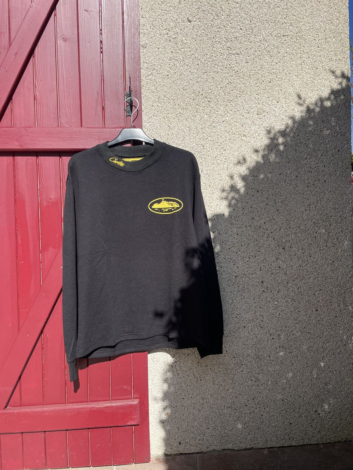 Corteiz corteiz alcatraz waffle jumper black and yellow Size US M / EU 48-50 / 2 - 4 Thumbnail