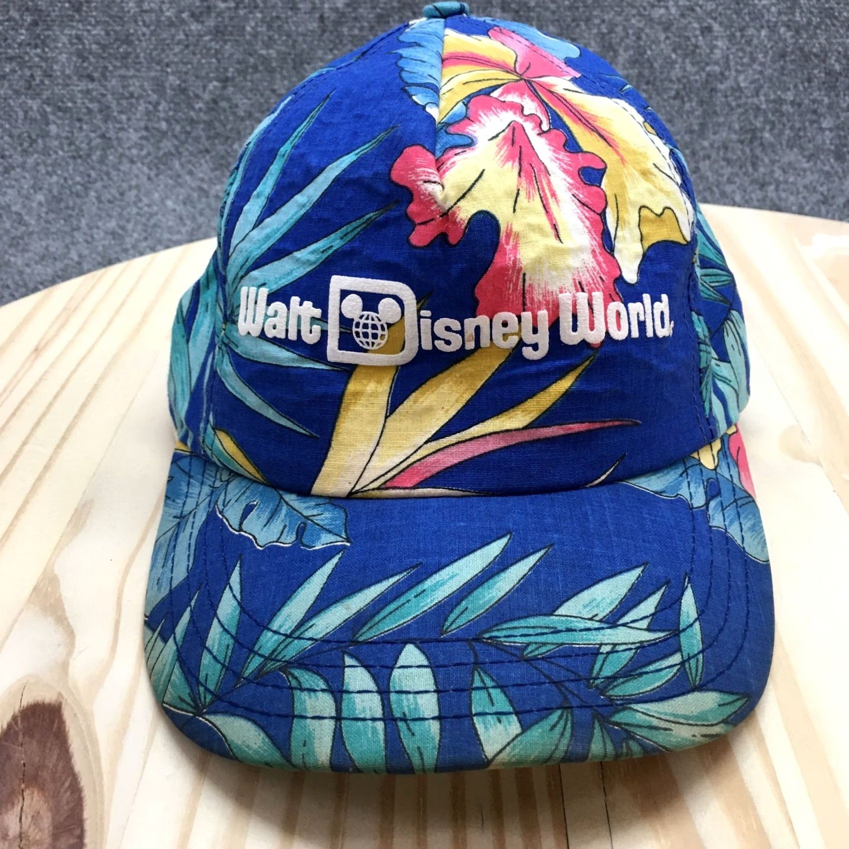 Disney Disney Walt World Baseball Hat Mens Blue One Size Adjustable Embroidered Logo Size ONE SIZE - 2 Thumbnail