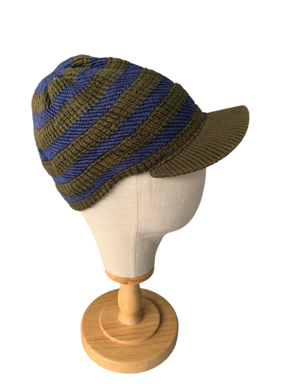 Japanese Brand × Kapital × Vintage Chumps Japanese brand Stripe Knitted Hats Size ONE SIZE - 2 Thumbnail