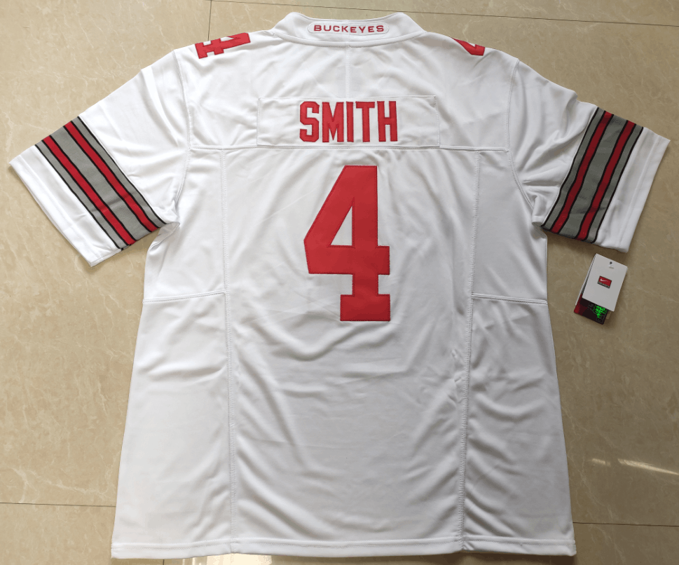Other Men's Ohio State Buckeyes #4 Jeremiah Smith White Jerseys Size US XXL / EU 58 / 5 - 1 Thumbnail