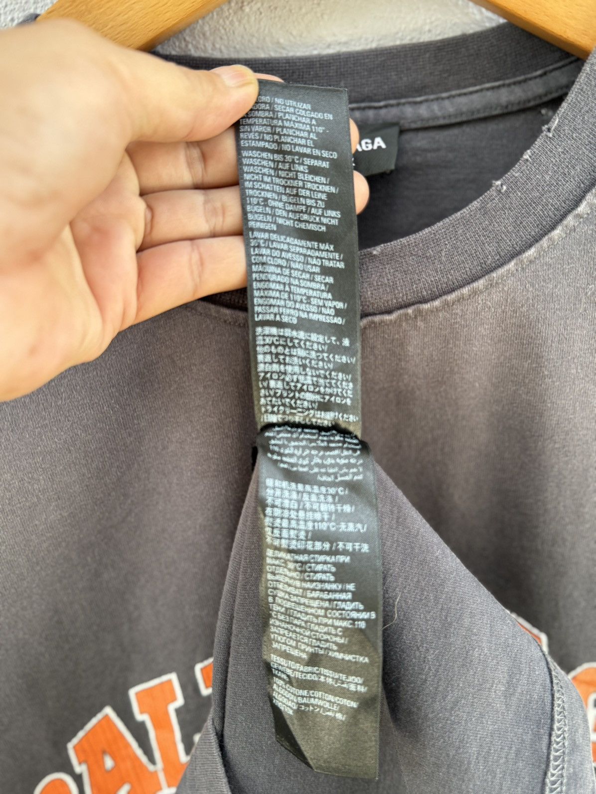 Balenciaga Thrashed Design Balenciaga 2022 Maison Fondee Oversize Tee Size US XL / EU 56 / 4 - 16 Thumbnail