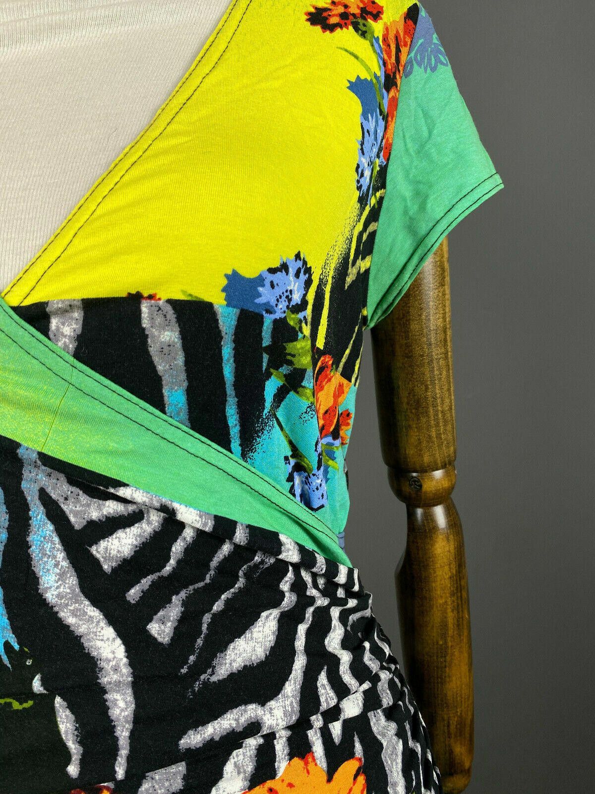Designer Ladies Joseph Ribkoff Mulicolor Floral Dress Size 10 Size L / US 10 / IT 46 - 4 Thumbnail