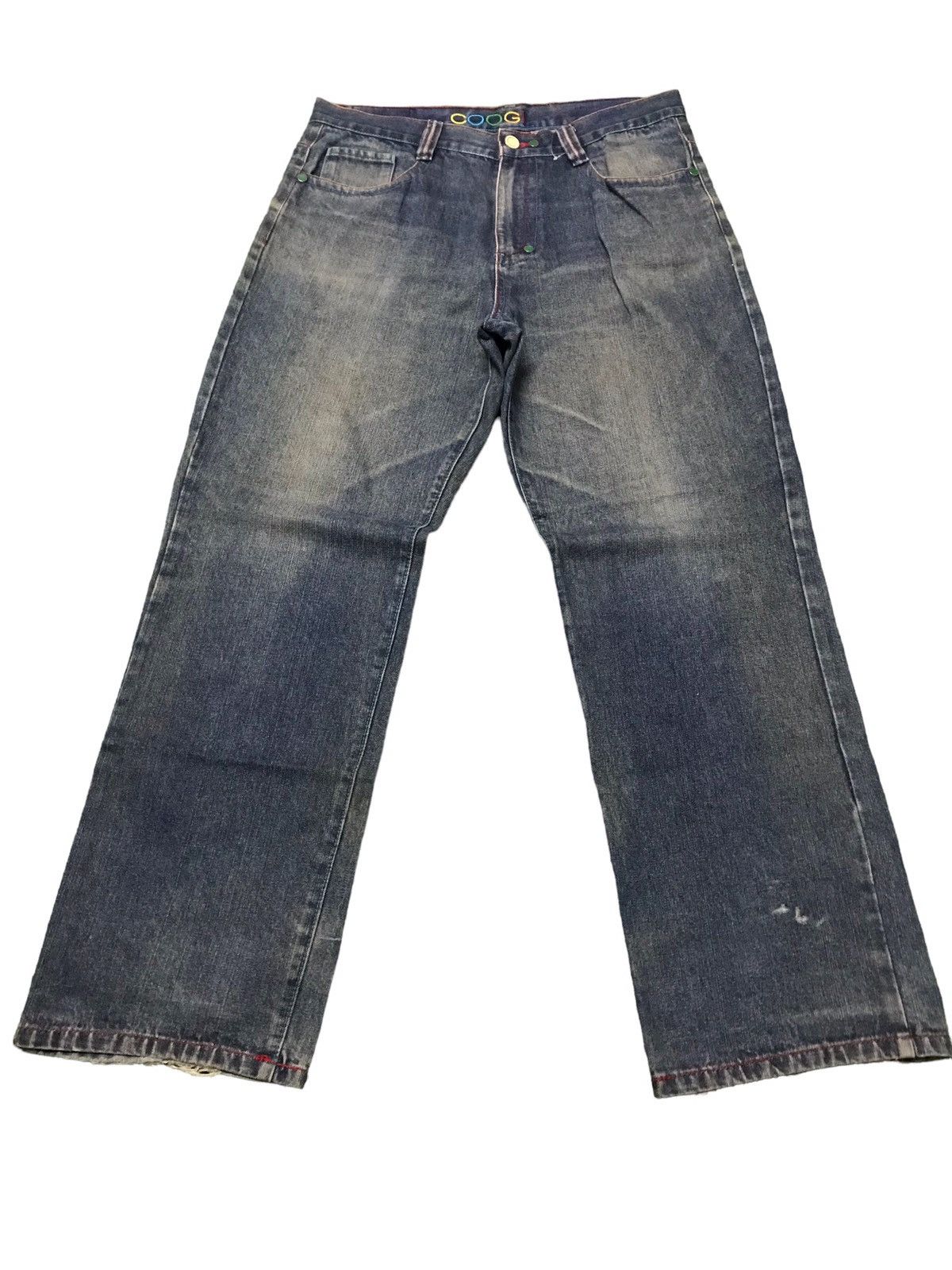 Coogi 🔥🔥VERY RARE🔥🔥 Y2k Coogi Embroidered Baggy Skater Jeans Size US 36 / EU 52 - 2 Thumbnail