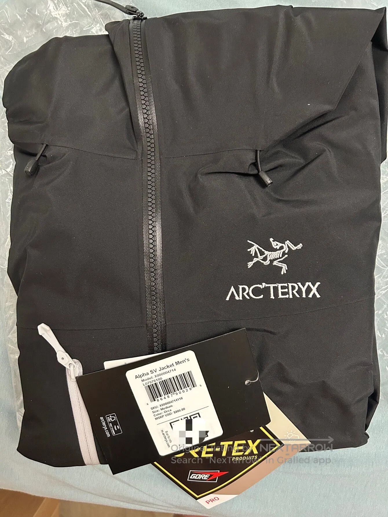 Arc'teryx ARC'TERYX Alpha SV Waterproof Jacket. Size US M / EU 48-50 / 2 - 3 Thumbnail